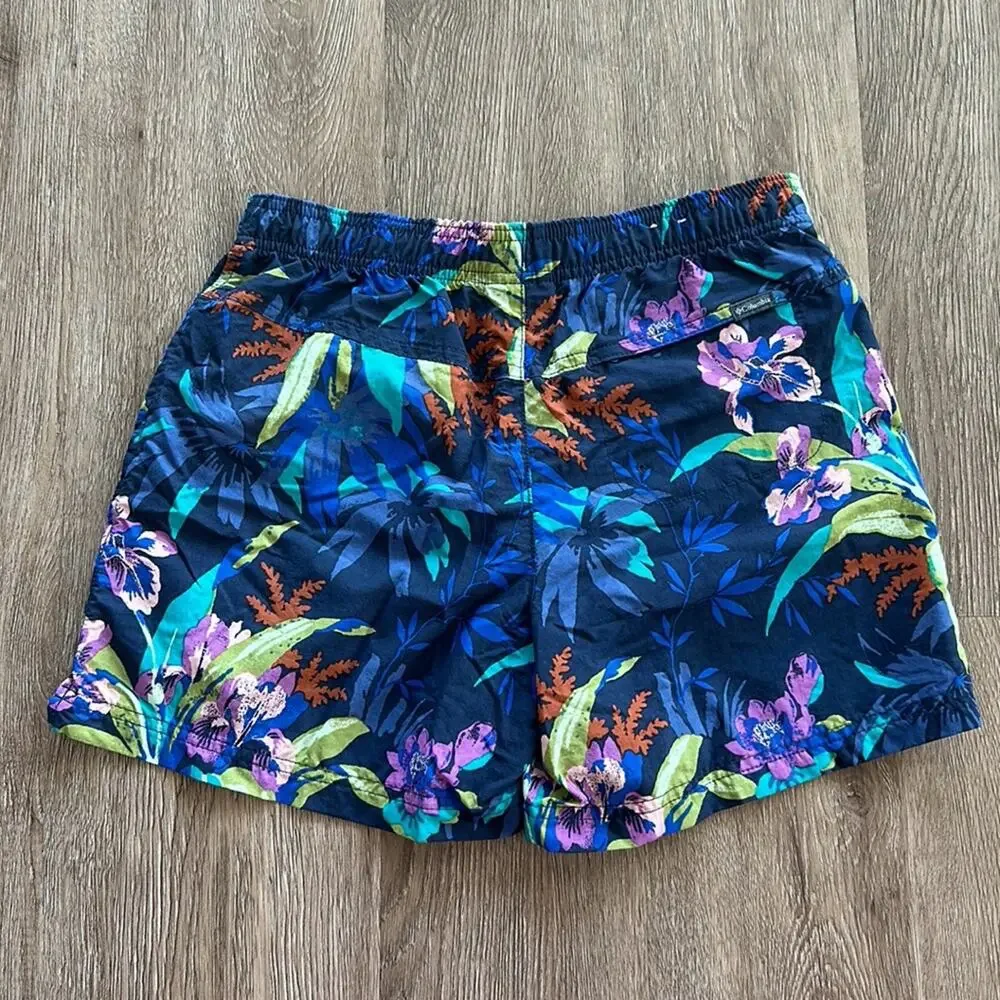 Columbia Sandy River‎ Shorts  Floral Print Size Small Quick Dry UPF 30